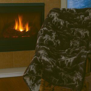 Joyce Onarheim Boe - Legacy Collection 100% Wool Mustang Throw